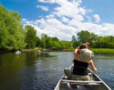 Canoeing in Massachusetts
